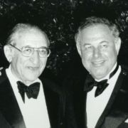 Max M. Fisher with A. Alfred Taubman in the early 1980s