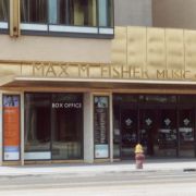 The street front of the Max M. Fisher Music Center.